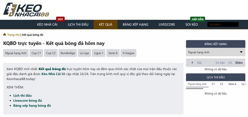 Xem kết quả bóng đá hôm nay - Cập nhật nhanh, chính xác - Ảnh 2