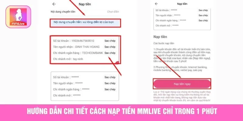 Nạp Tiền Tiện Lợi MMLive: Dịch Vụ Nạp Tiền An Toàn Và Nhanh Chóng Cho Tài Khoản Của Bạn - Ảnh 3