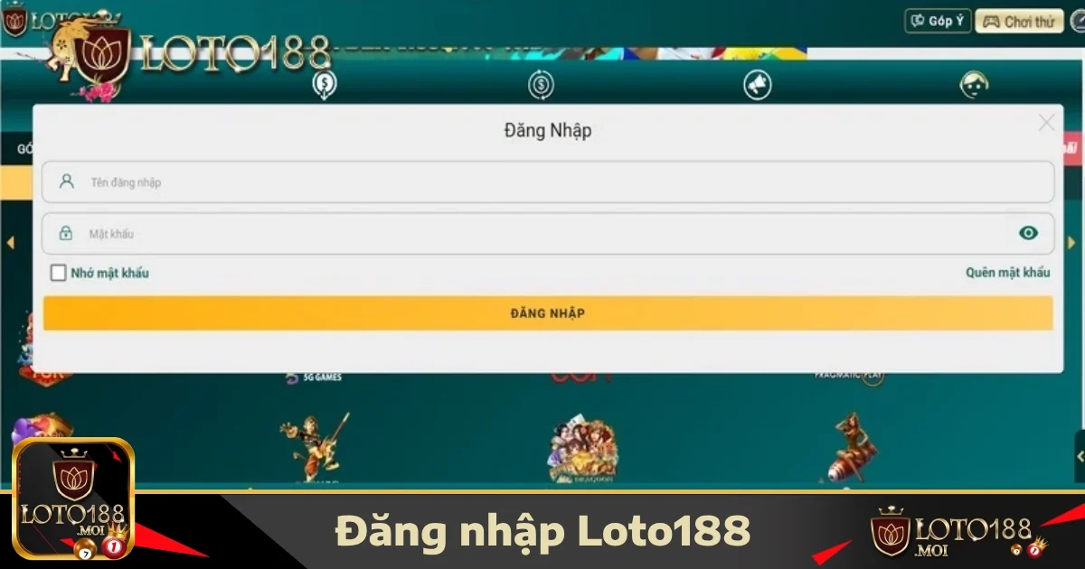 Hướng Dẫn Đăng Nhập Loto188 Chuẩn Nhất 2025 – 3 Bước Là Vào Game - Ảnh 1